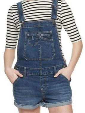UNIONBAY Blue Denim Girl’s Short Overalls / Shortall